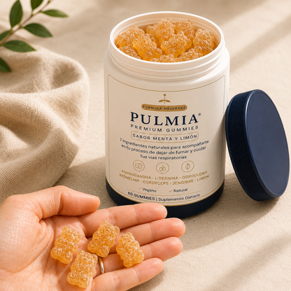Pulmia - Gomitas que te acompañan a dejar de fumar